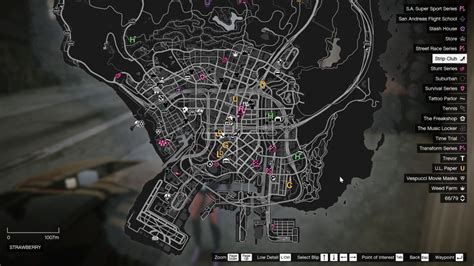 Strip Clubs Location — Interactive GTA 5/Online Map — GTALens